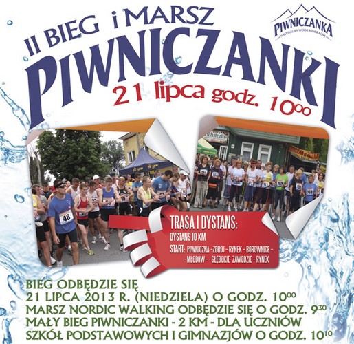 Plakat Bieg i Marsz Piwniczanki