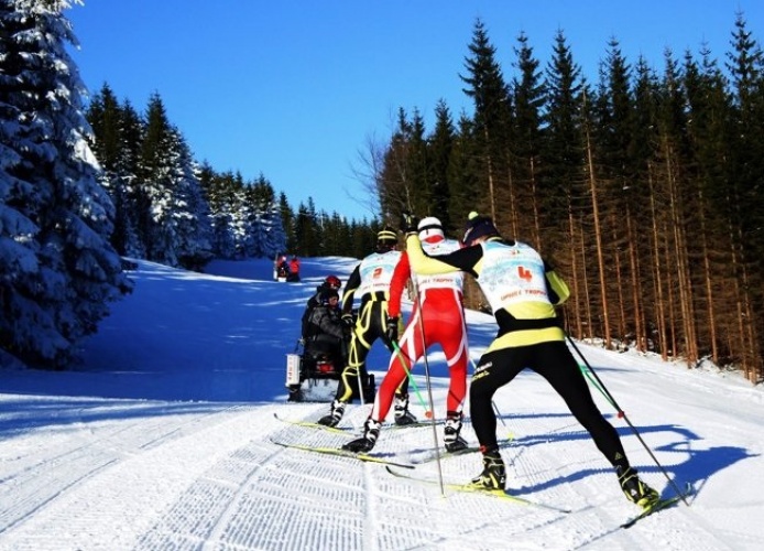 uphill